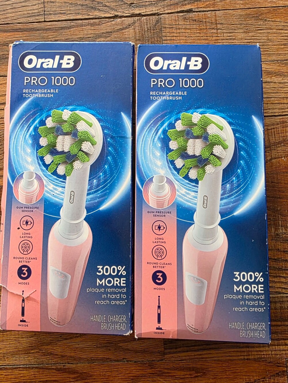 Oral-B Pro 1000 Rechargeable Electric Toothbrush - Pink